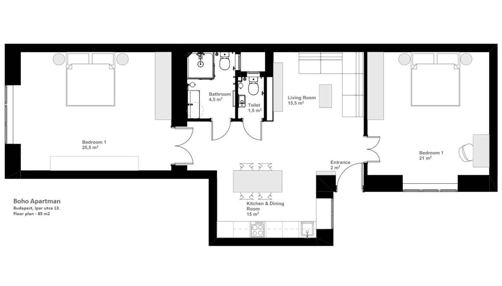 Boho Cosy Pest Apartment Budapešť Exteriér fotografie